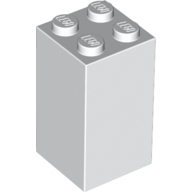 Lego kostka (kostička) 2x2x3, bílá (4109791)